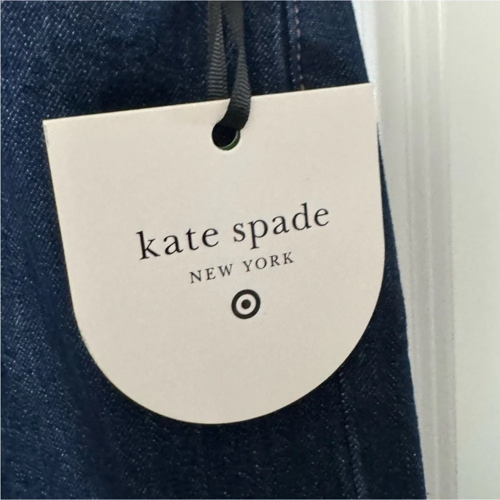 Women's High-Rise Straight Leg Wide Cuff Jeans - kate spade new york